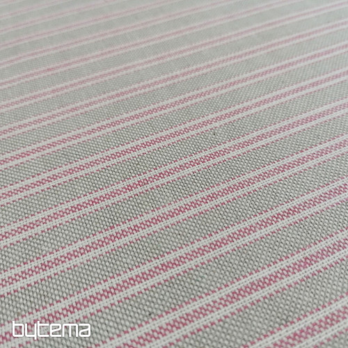 Dekorativna tkanina Iris stripes - roza 76