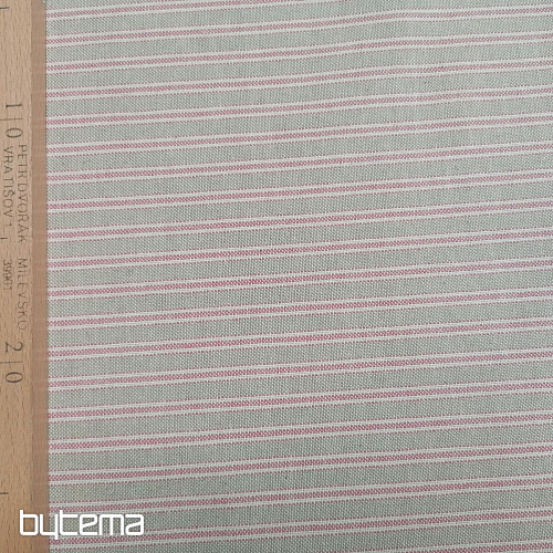 Dekorativna tkanina Iris stripes - roza 76