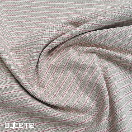 Dekorativna tkanina Iris stripes - roza 76
