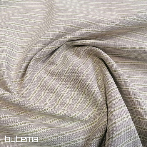 Dekorativna tkanina Iris stripes - zelena 66
