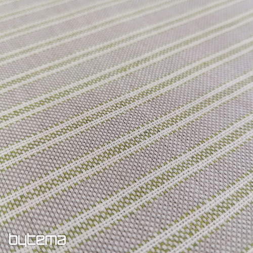 Dekorativna tkanina Iris stripes - zelena 66