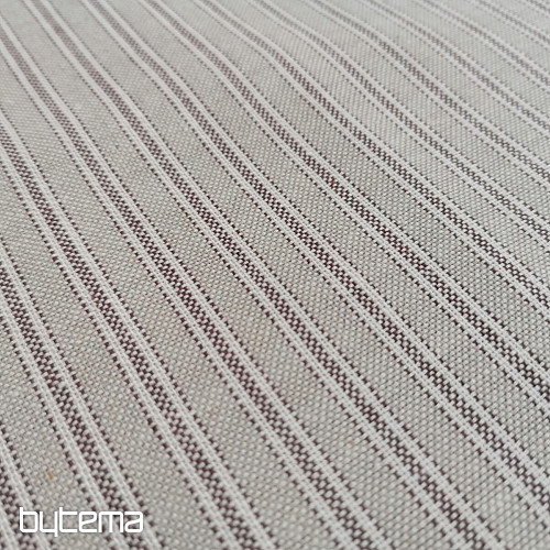 Dekorativna tkanina Iris stripes - rjava 55