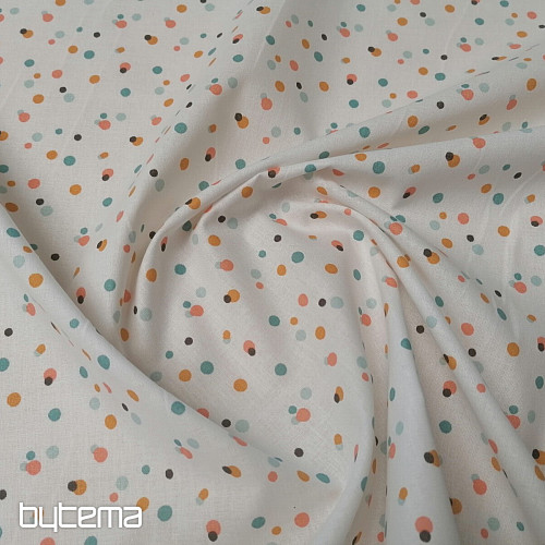 TICOY DOTS bombažna tkanina