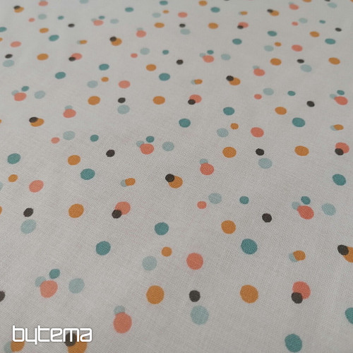 TICOY DOTS bombažna tkanina