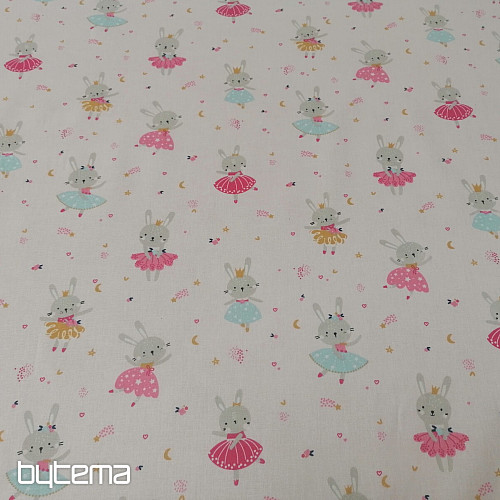 Bombažna tkanina Rabbit Fairy