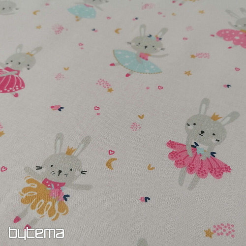Bombažna tkanina Rabbit Fairy