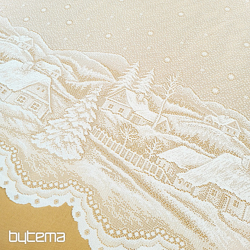 Žakard zavesa - ZIMSKA POKRAJINA A383101