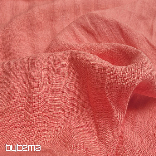 Laneno blago - roza CORAL