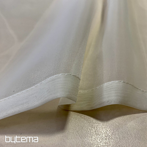 Gotova zavesa iz voila 11101 krem h 50 cm