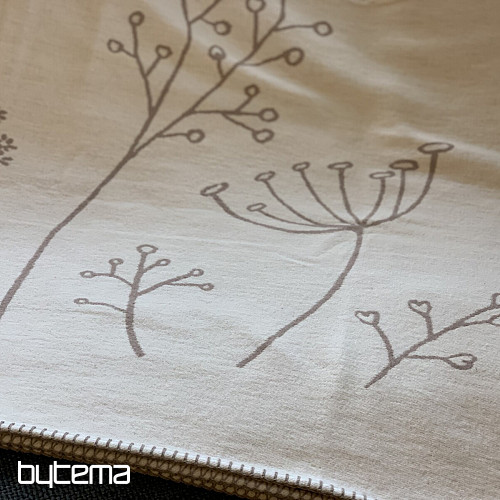 Bombažna odeja DF JADE ivory 150x200 cm
