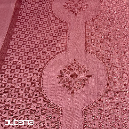 Prt DAMASK terakota 120x140