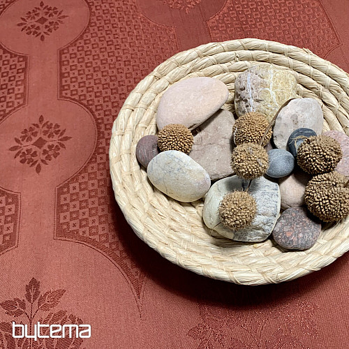 Prt DAMASK terakota 120x140