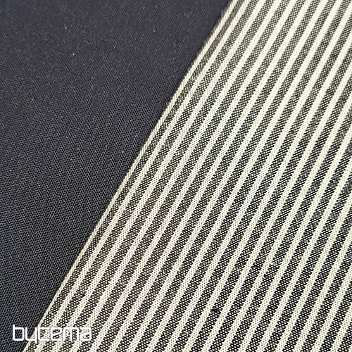 Bombažna tkanina BLACK STRIPE