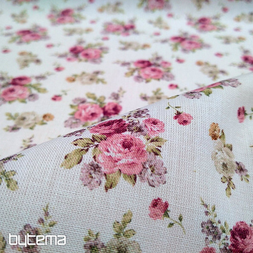 Bombažna tkanina WARWICK SMALL ROSE