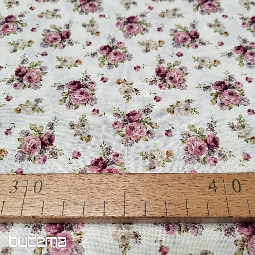 Bombažna tkanina WARWICK SMALL ROSE
