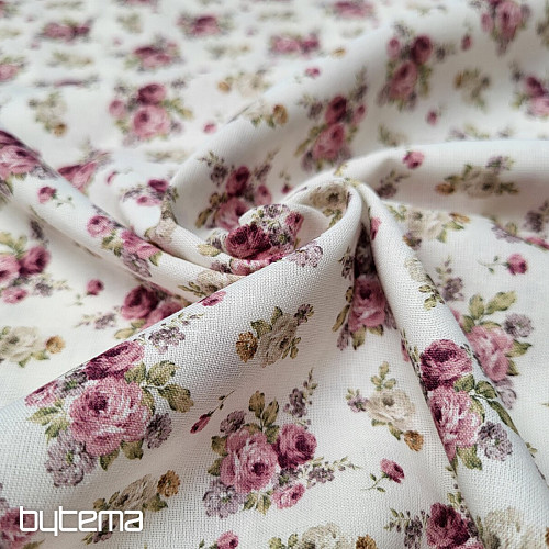 Bombažna tkanina WARWICK SMALL ROSE