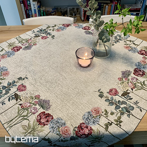 Tapiserija prt in šal FLORES TIME
