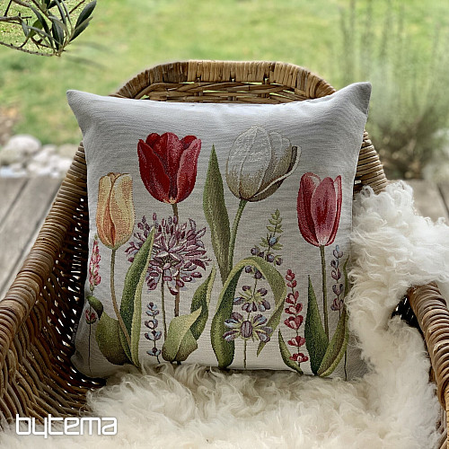 Tapiserija prevleka za blazino TULIP SPRING III