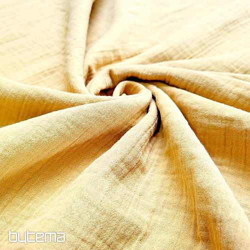 Bombažna tkanina GAUZE MUSTARD