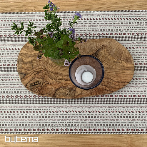 Namizni prt in šal TOSCANA VALERY RIGA BORDON STRIPE