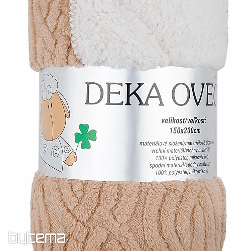 odeja Ovečka COPY CHOCOLATE 150 x 200