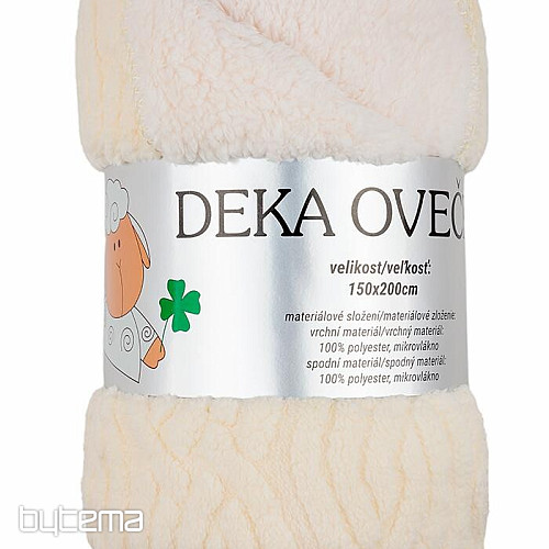 odeja Ovečka COPY ECRU 150 x 200