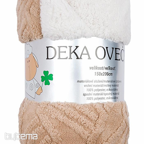 odeja Sheep LINKY CHOCOLATE 150 x 200