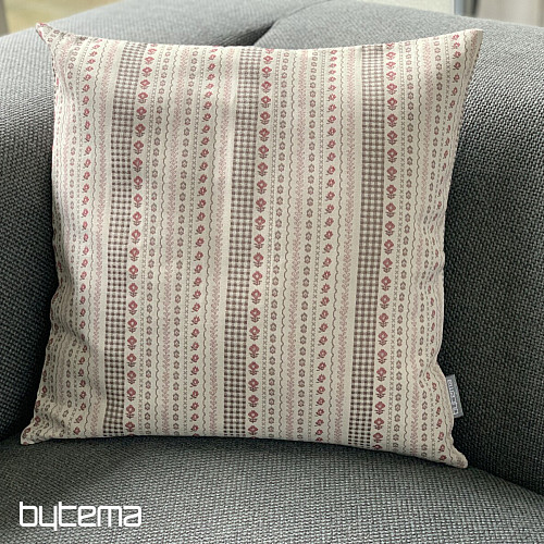 Prevleka za blazino TOSCANA RIGA STRIPE bordo