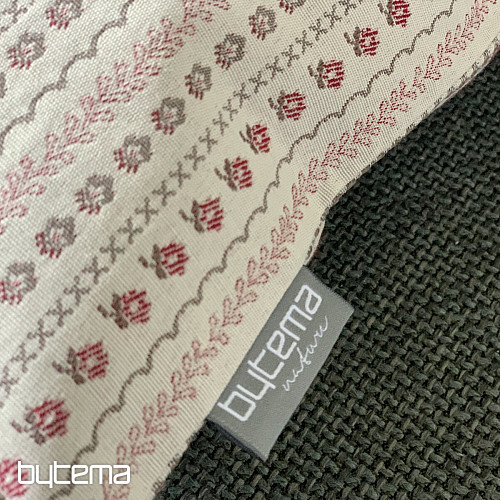 Prevleka za blazino TOSCANA RIGA STRIPE bordo