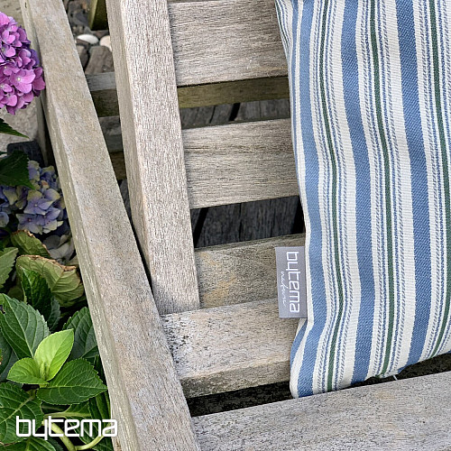 Prevleka za blazino TOSCANA MULTI STRIPE modra