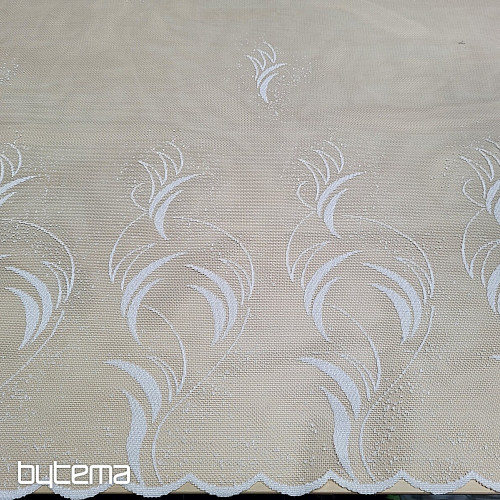 Žakard zavesa V 318/170 bela