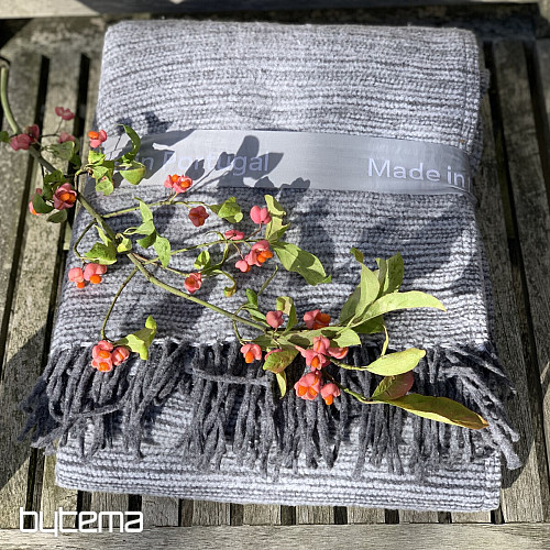 Odeja STRIPE ANTRACIT
