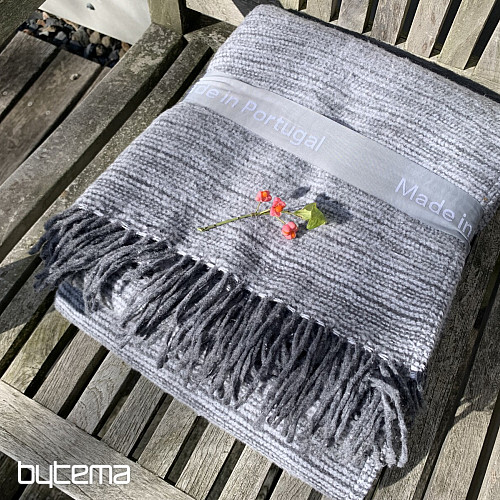 Odeja STRIPE ANTRACIT