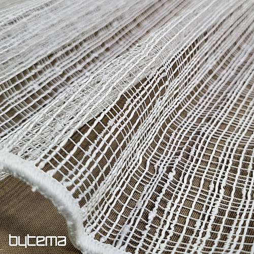 Jacquard zavesa 1600 bela