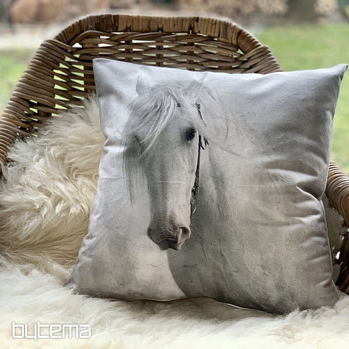 Okrasna prevleka za blazino WHITE HORSE