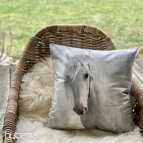 Okrasna prevleka za blazino WHITE HORSE