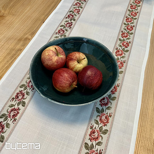 Vezen prt in šal ROŽICE