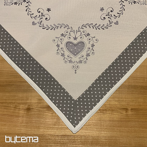 Vezen prt in šal SDRCE GREY
