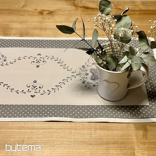 Vezen prt in šal SDRCE GREY