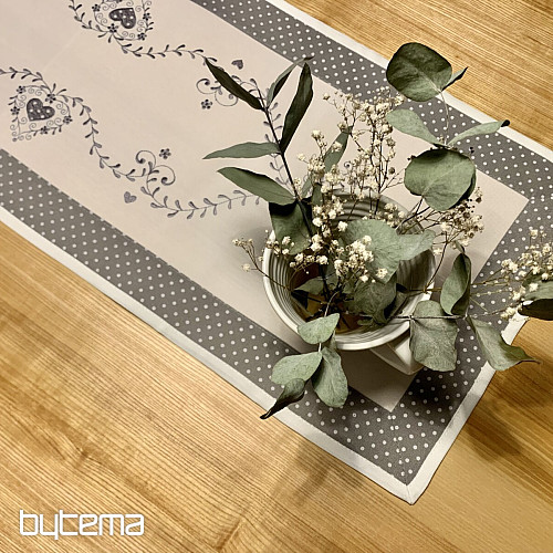 Vezen prt in šal SDRCE GREY