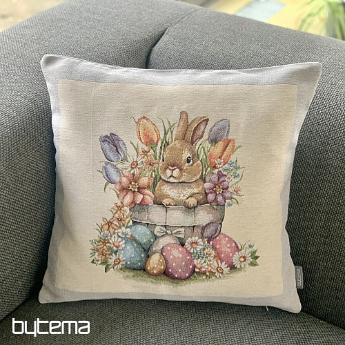 Prevleka za blazino BARE IN THE FLOWER POT siv okvir