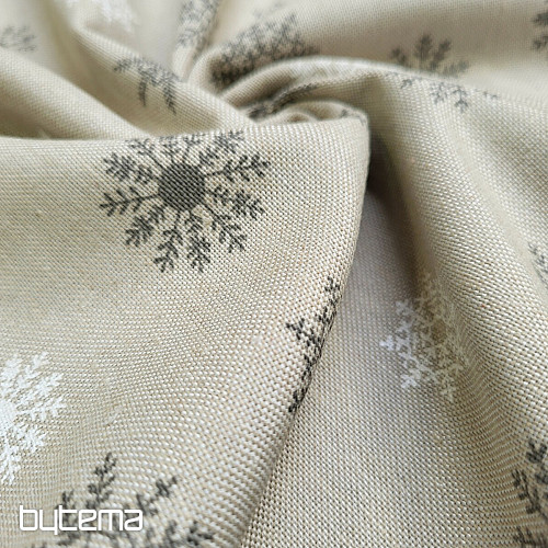 Dekorativna tkanina FLAKES GREY WHITE