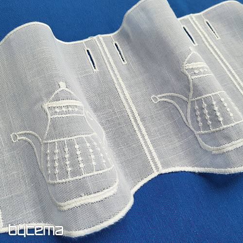 Vitražna zavesa GERSTER 11679/019/0010 bela