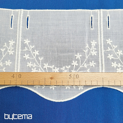 Vitražna zavesa GERSTER 11706/019/0010 bela