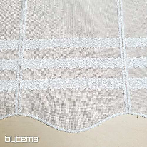 Vitražna zavesa GERSTER 11611/0010 bela