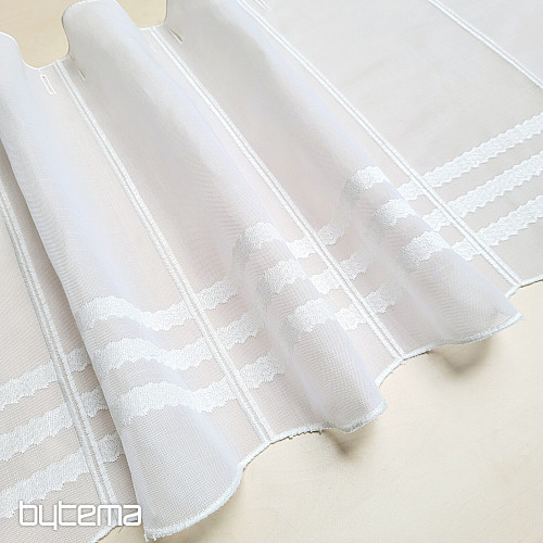 Vitražna zavesa GERSTER 11611/0010 bela