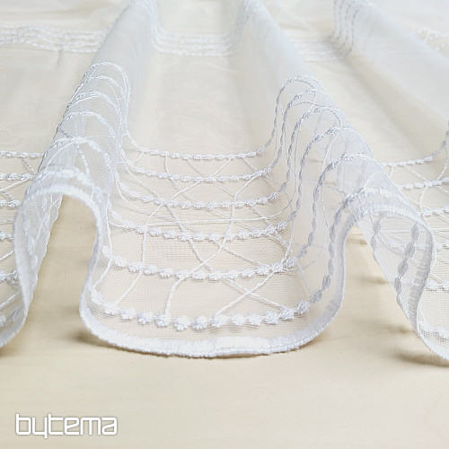 Zavesa GERSTER 11590/001 bela