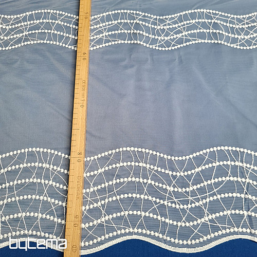 Zavesa GERSTER 11590/001 bela