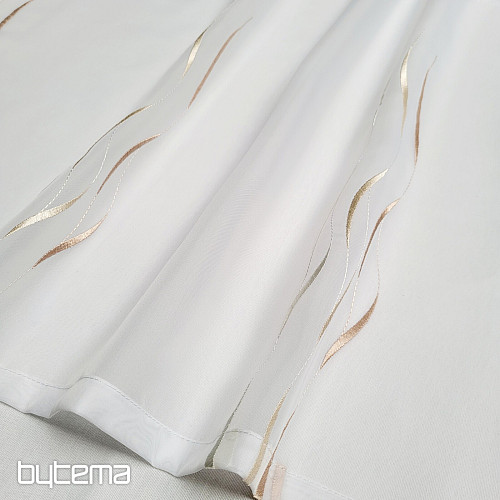 Končana zavesa WAVE BEIGE