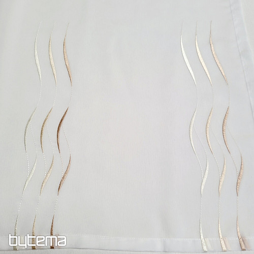 Končana zavesa WAVE BEIGE